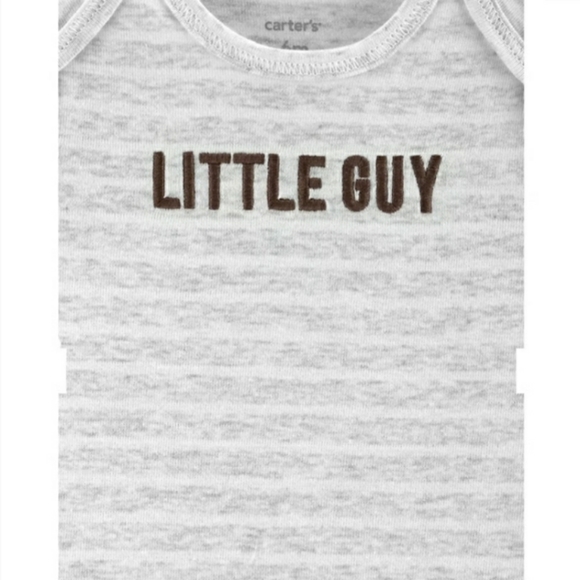 Carter's Baby Boy 3-Piece Dog Body Suit & Pants Set - Picture 3 of 6